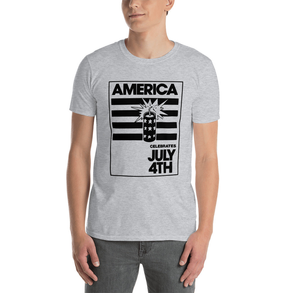America 4th July Short-Sleeve Unisex T-Shirt accessories