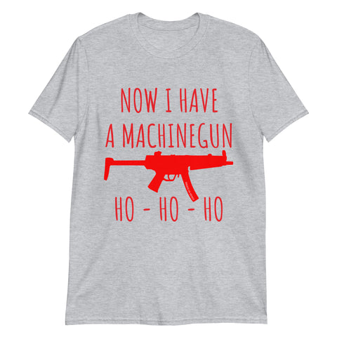 Die Hard Machinegun Short-Sleeve Unisex T-Shirt funny seasonal