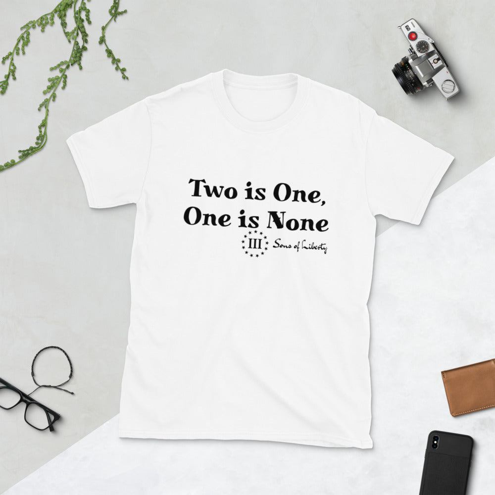 Two is One Short-Sleeve Unisex T-Shirt military
