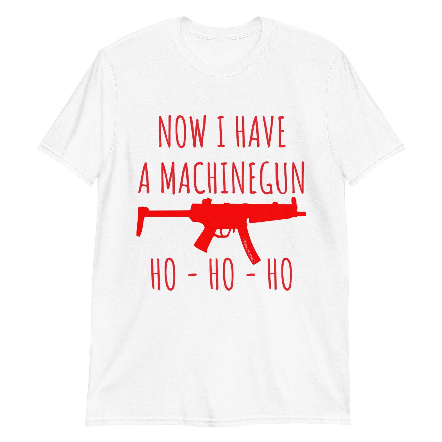 Die Hard Machinegun Short-Sleeve Unisex T-Shirt funny seasonal