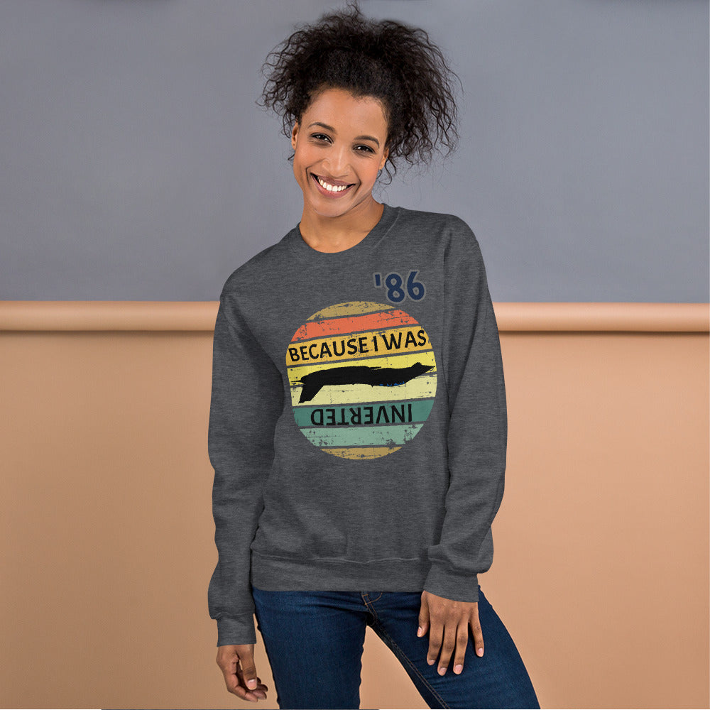 Inverted Top Gun Unisex Sweatshirt funny