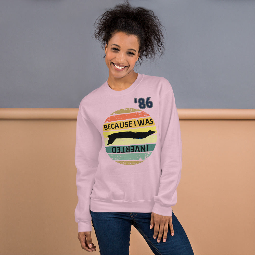 Inverted Top Gun Unisex Sweatshirt funny