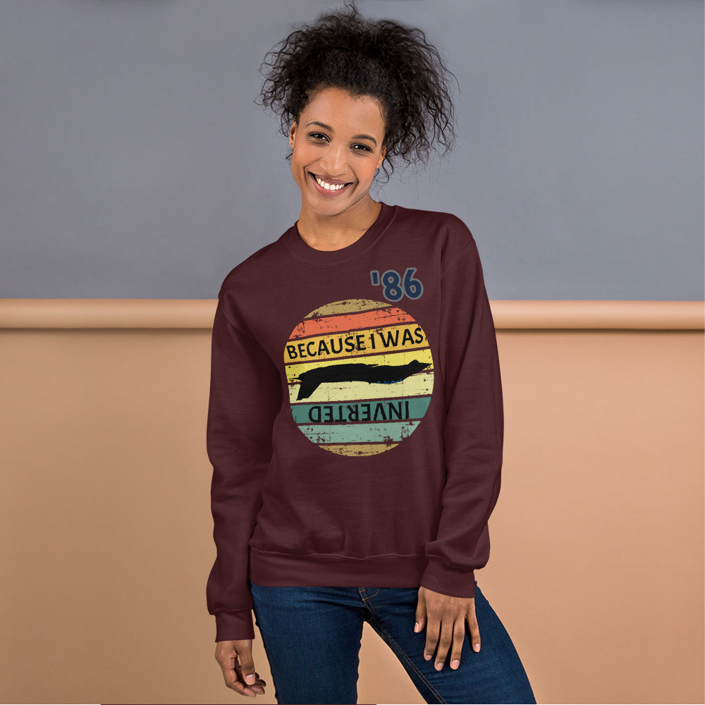 Inverted Top Gun Unisex Sweatshirt funny