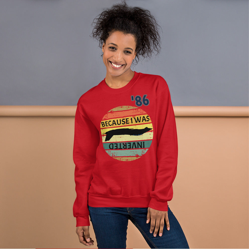 Inverted Top Gun Unisex Sweatshirt funny