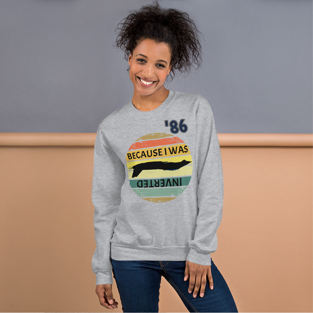 Inverted Top Gun Unisex Sweatshirt funny