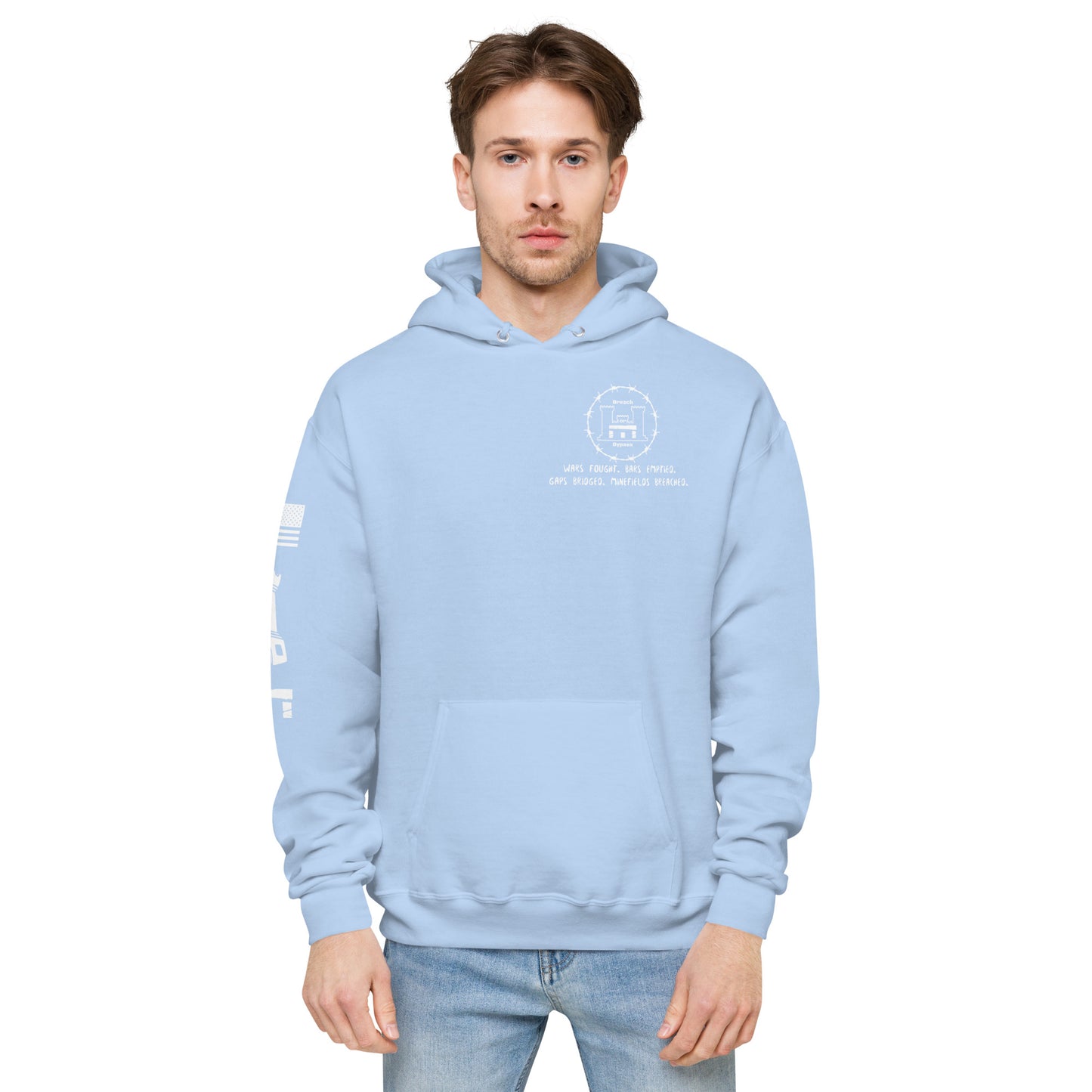 Engineer Hoodie Unisex fleece military