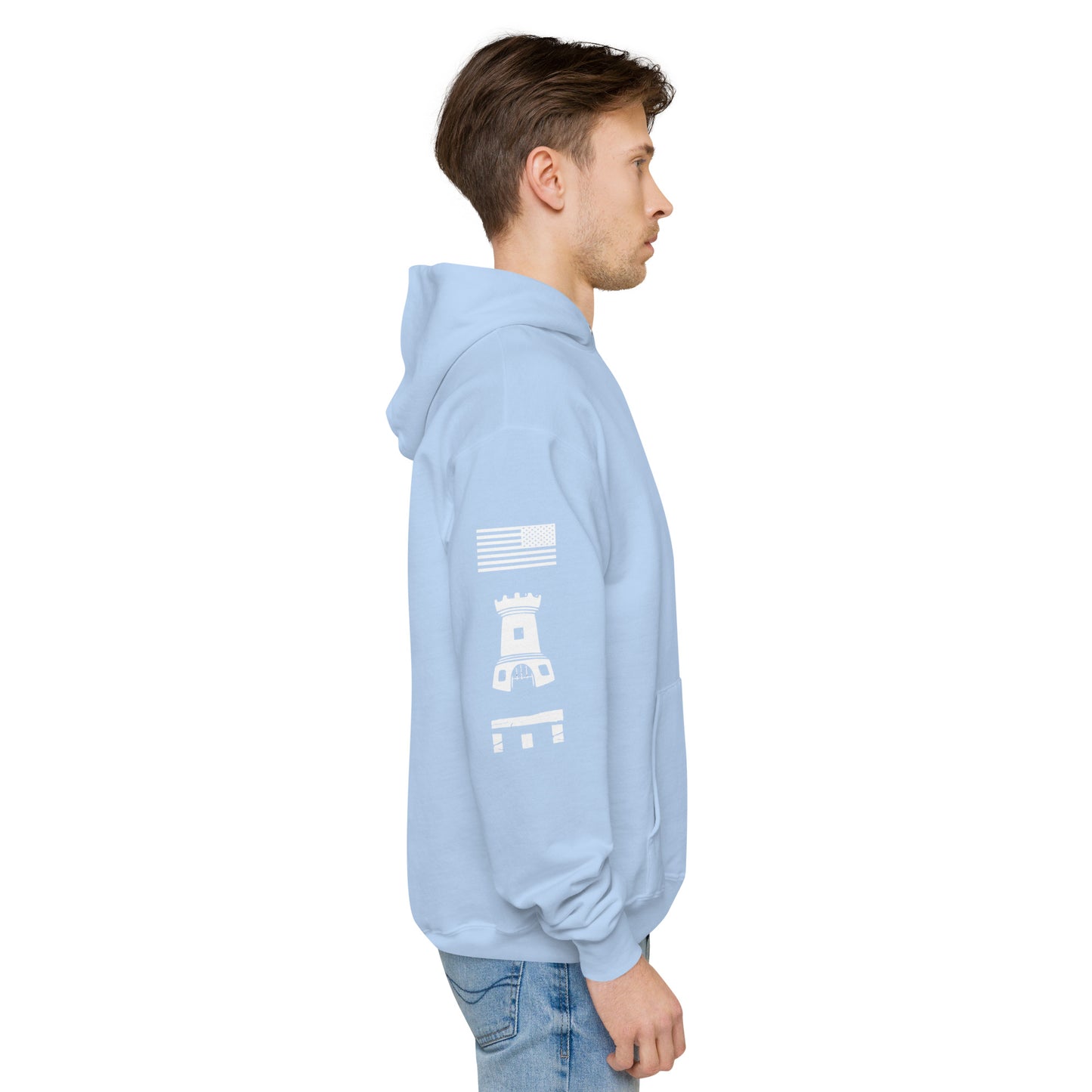 Engineer Hoodie Unisex fleece military