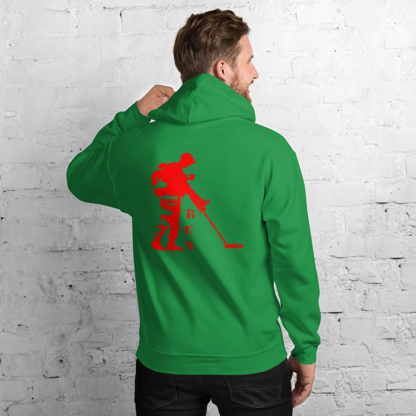 RED Engineer Unisex Hoodie military