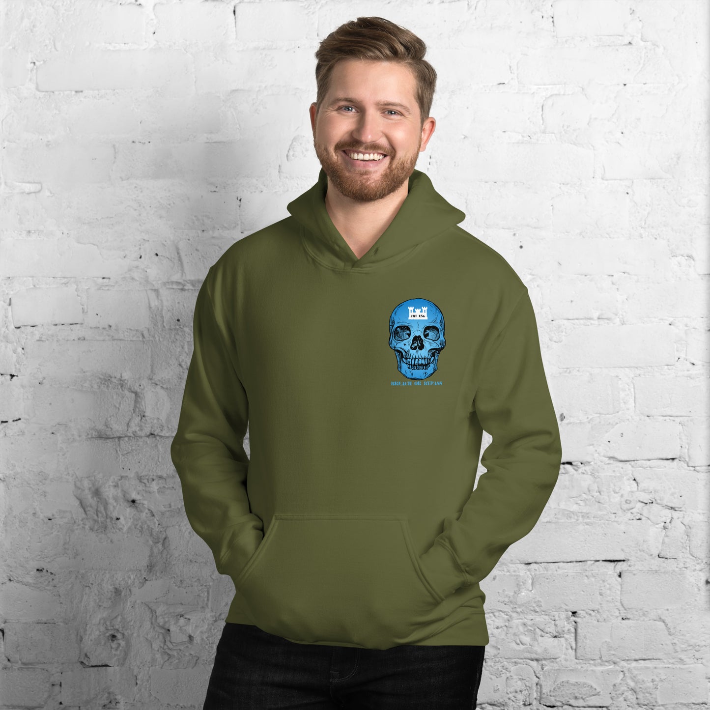 RED Engineer Unisex Hoodie military