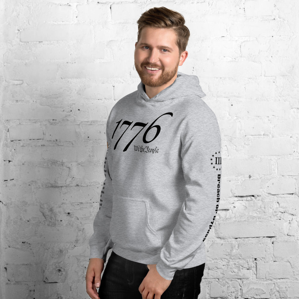 1776 Patriotic Unisex Hoodie military