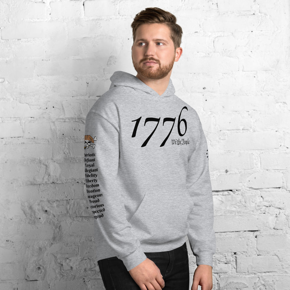 1776 Patriotic Unisex Hoodie military