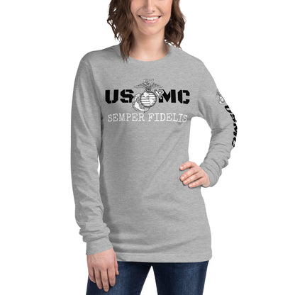 USMC Unisex Long Sleeve Tee military