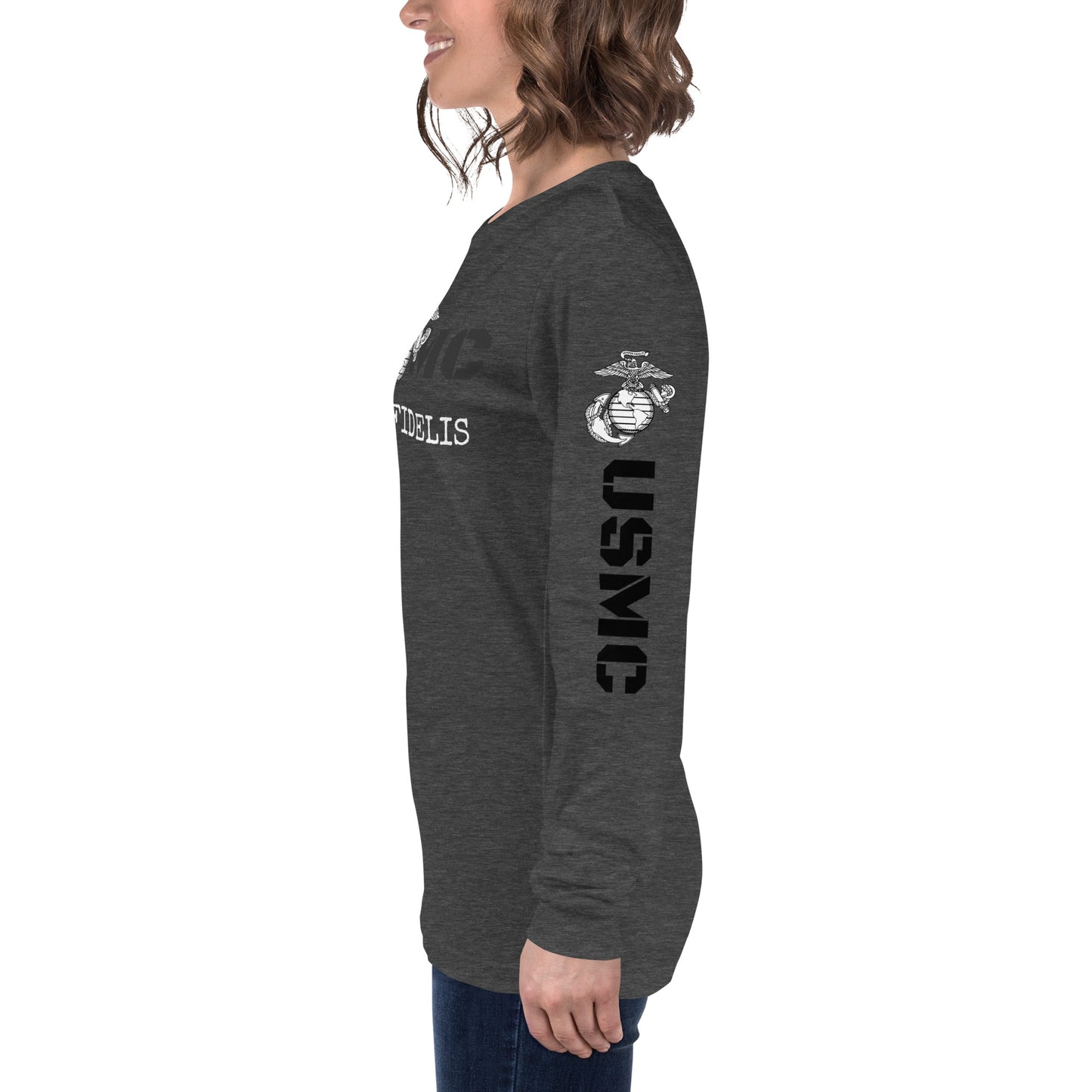 USMC Unisex Long Sleeve Tee military