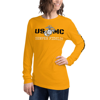 USMC Unisex Long Sleeve Tee military