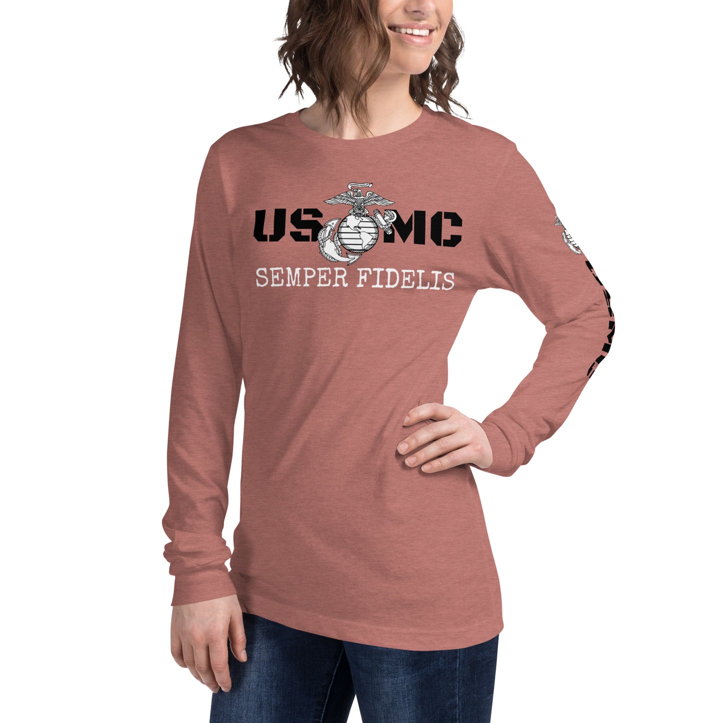 USMC Unisex Long Sleeve Tee military