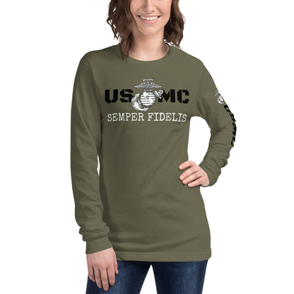 USMC Unisex Long Sleeve Tee military
