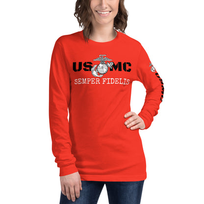 USMC Unisex Long Sleeve Tee military