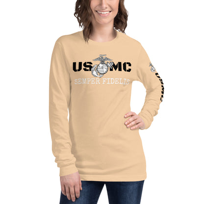 USMC Unisex Long Sleeve Tee military
