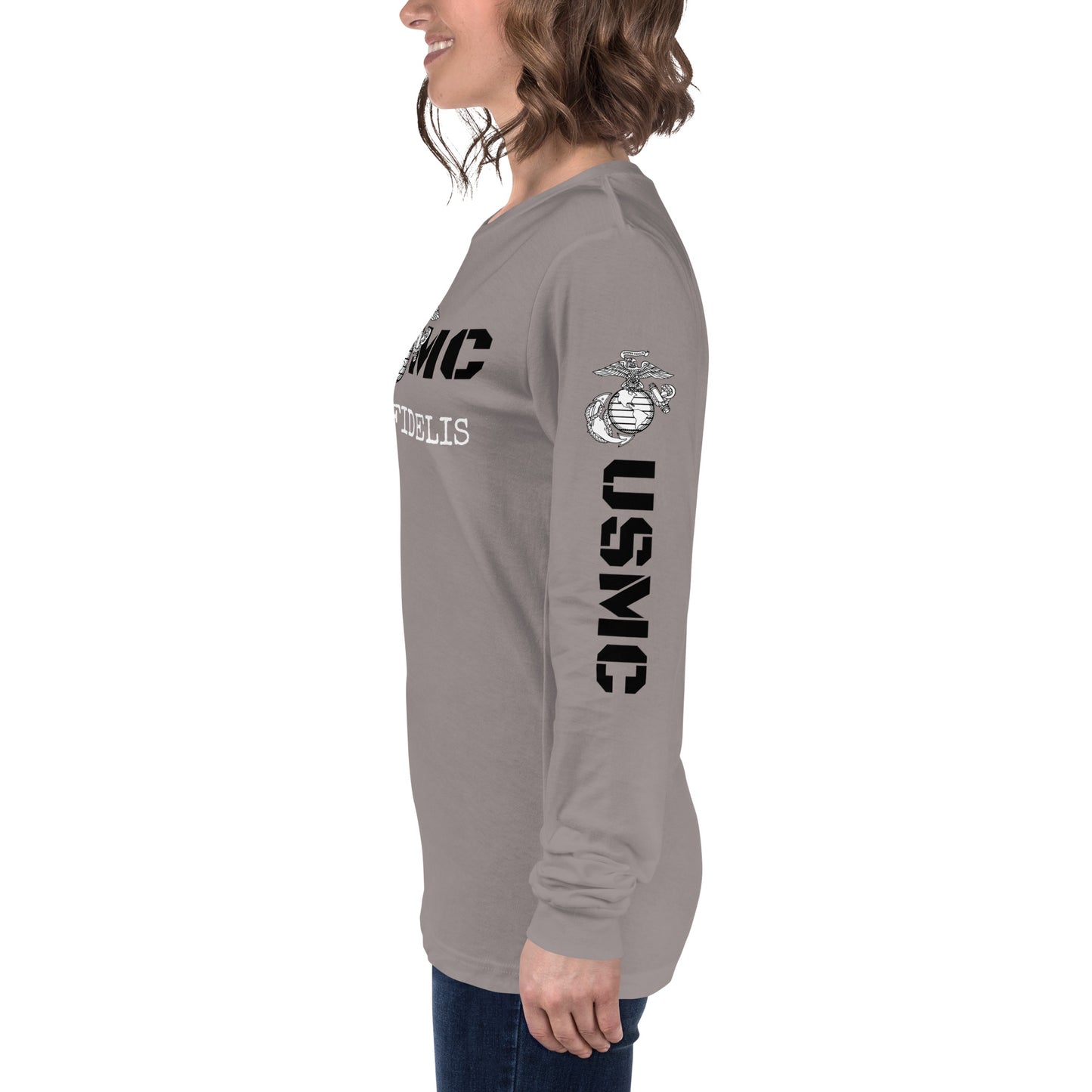 USMC Unisex Long Sleeve Tee military
