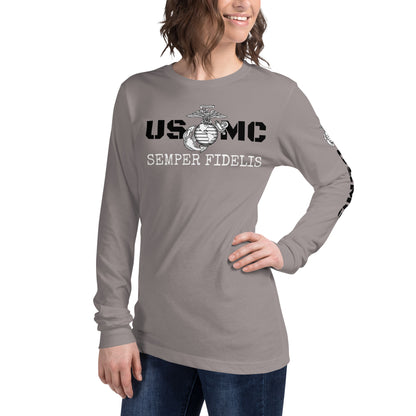 USMC Unisex Long Sleeve Tee military