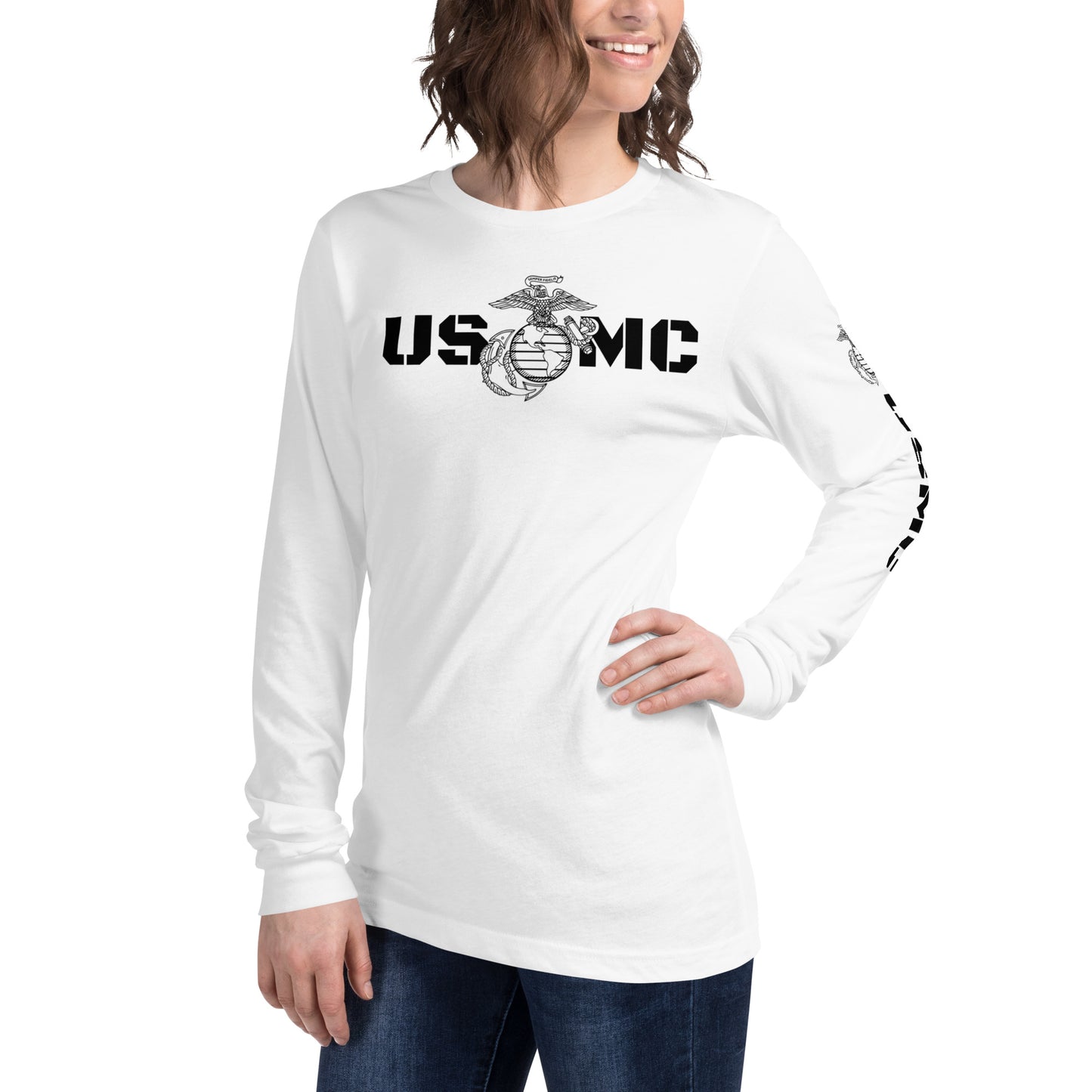 USMC Unisex Long Sleeve Tee military