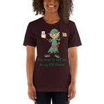 Elf Phone Short-Sleeve Unisex T-Shirt funny seasonal