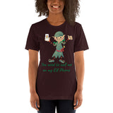 Elf Phone Short-Sleeve Unisex T-Shirt funny seasonal
