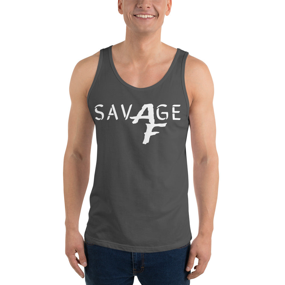 Savage AF Unisex Tank Top military
