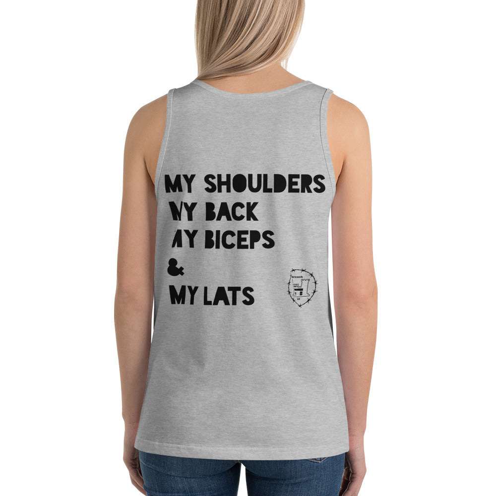 Workout Unisex Tank Top accessories