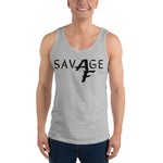 Savage AF Unisex Tank Top military