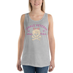 Female Veteran 50 Shades Unisex Tank Top Military