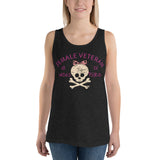 Female Veteran 50 Shades Unisex Tank Top Military