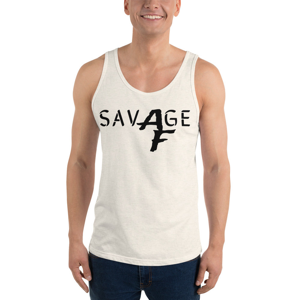 Savage AF Unisex Tank Top military