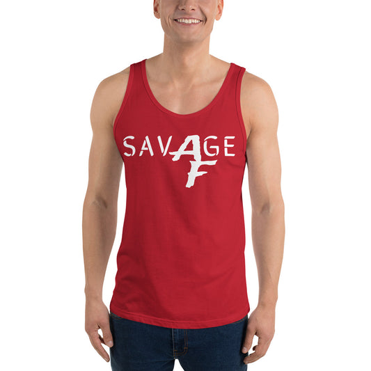 Savage AF Unisex Tank Top military