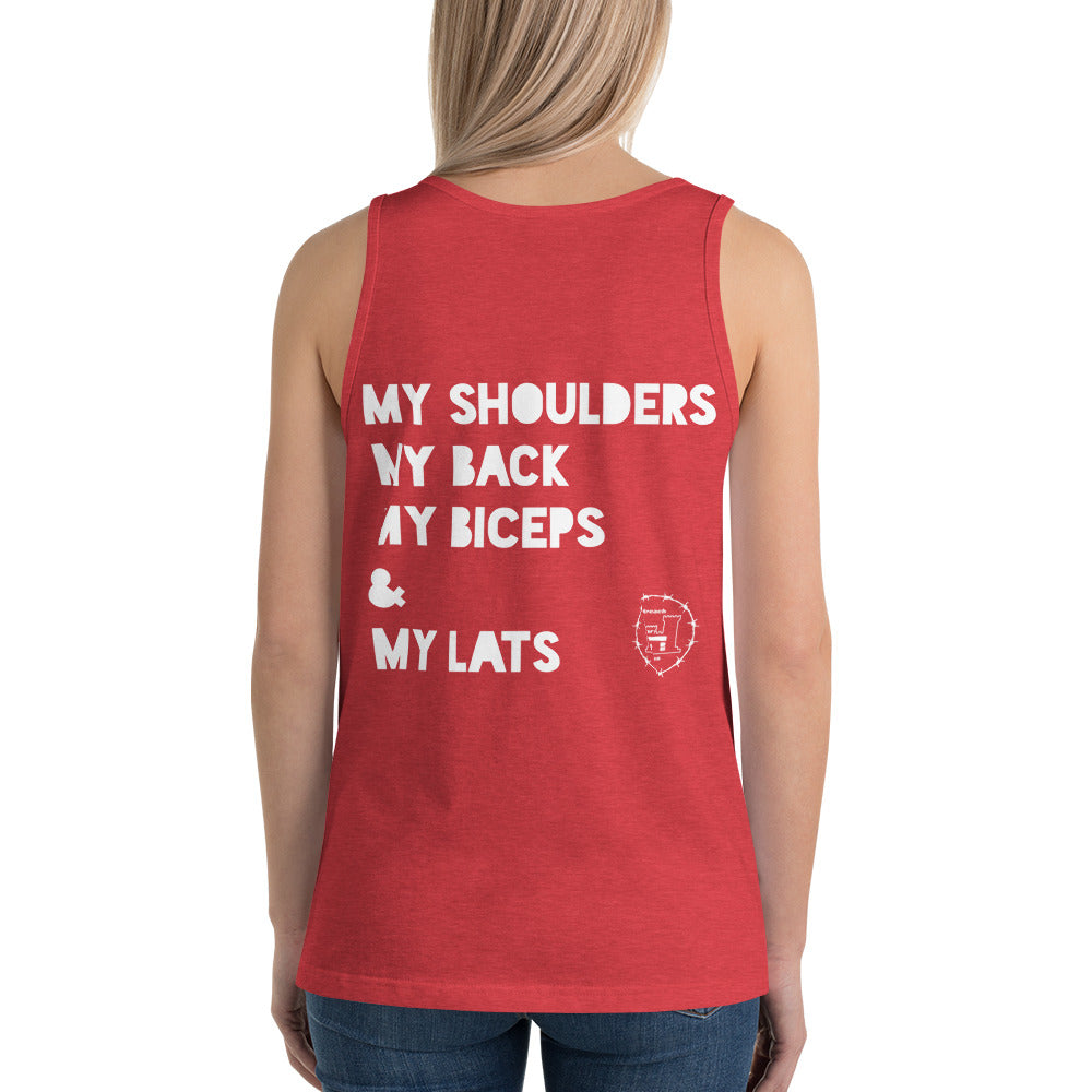Workout Unisex Tank Top accessories