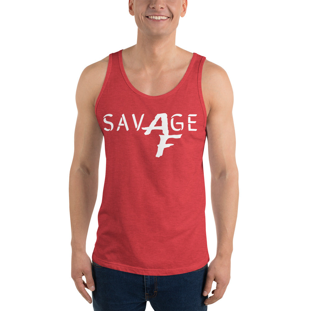 Savage AF Unisex Tank Top military