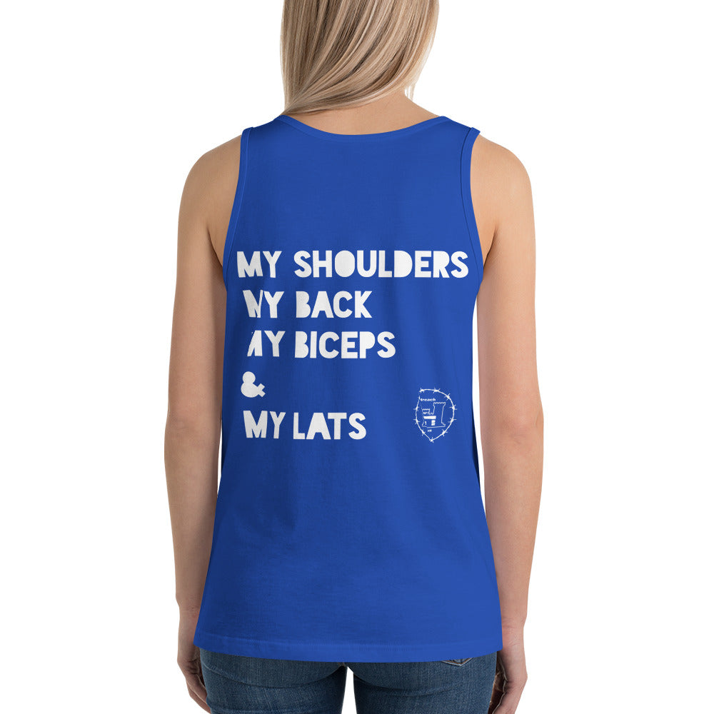 Workout Unisex Tank Top accessories