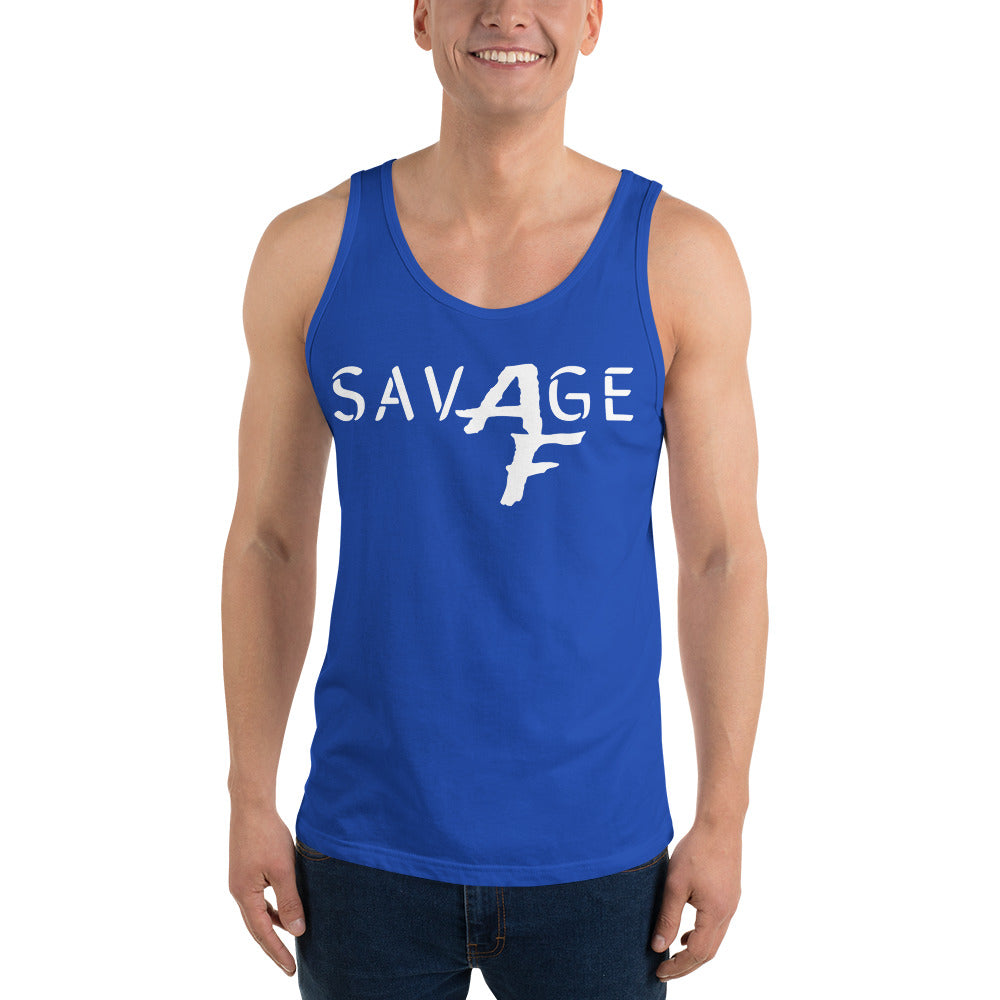 Savage AF Unisex Tank Top military