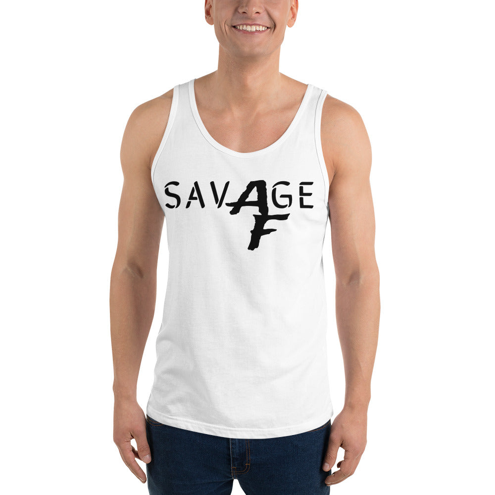 Savage AF Unisex Tank Top military