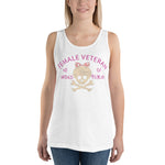 Female Veteran 50 Shades Unisex Tank Top Military