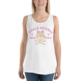 Female Veteran 50 Shades Unisex Tank Top Military