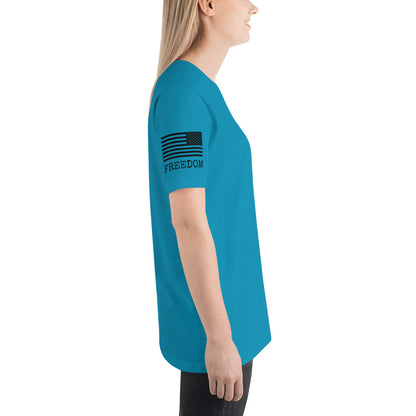 Freedom Red White Blue Unisex t-shirt military