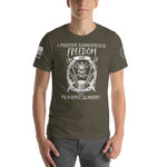 Dangerous Freedom Unisex t-shirt military