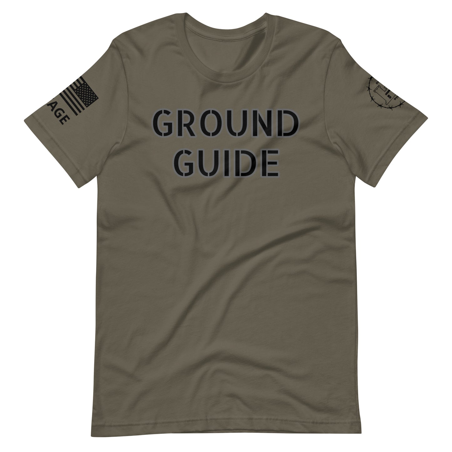 Ground Guide Unisex t-shirt military