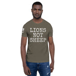 Lions Not Sheep Unisex t-shirt military