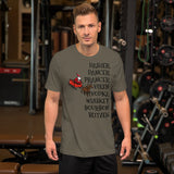 Alcohol Christmas Reindeer Short-Sleeve Unisex T-Shirt funny seasonal