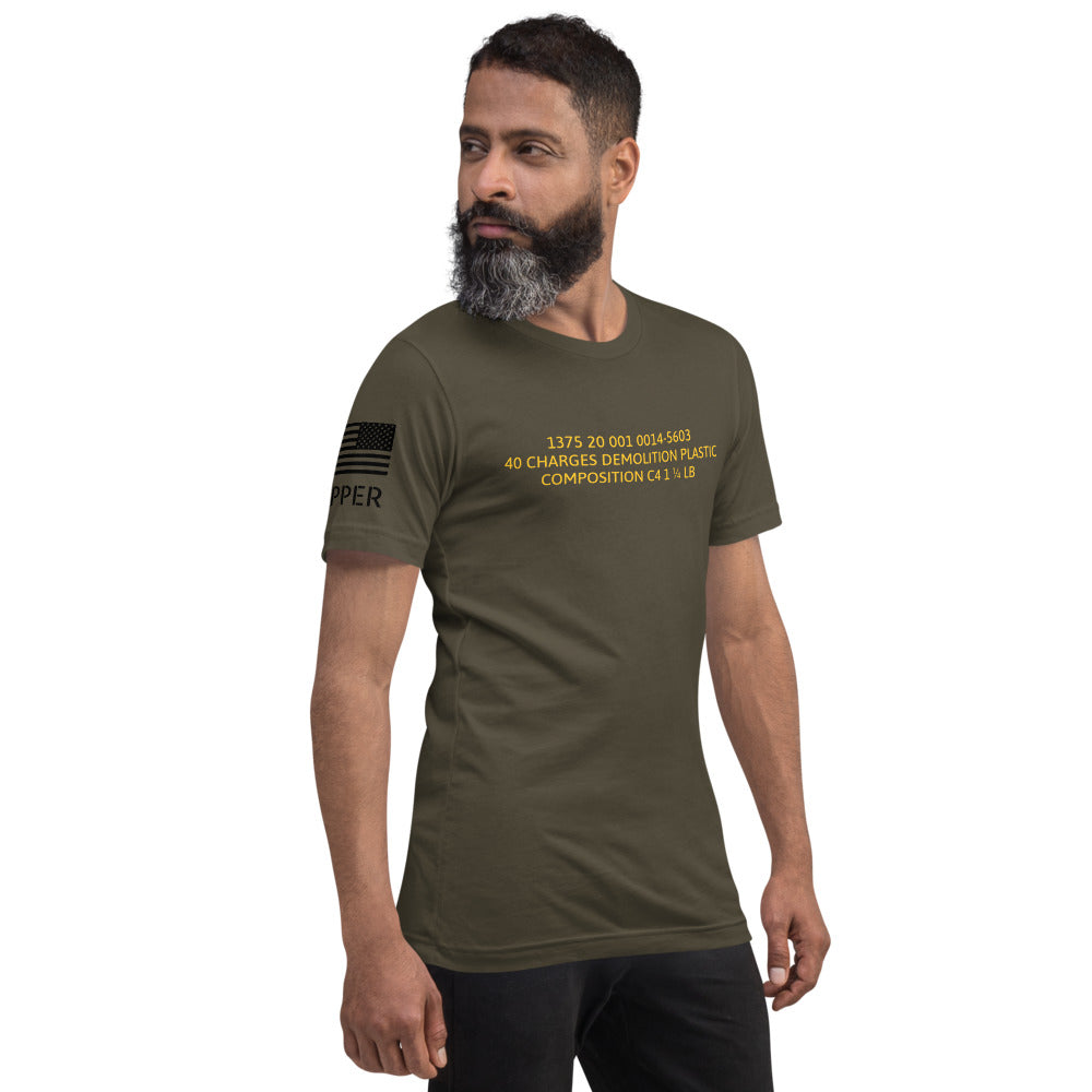 C4 Engineer Military Unisex T-Shirt