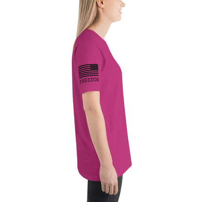 Freedom Red White Blue Unisex t-shirt military