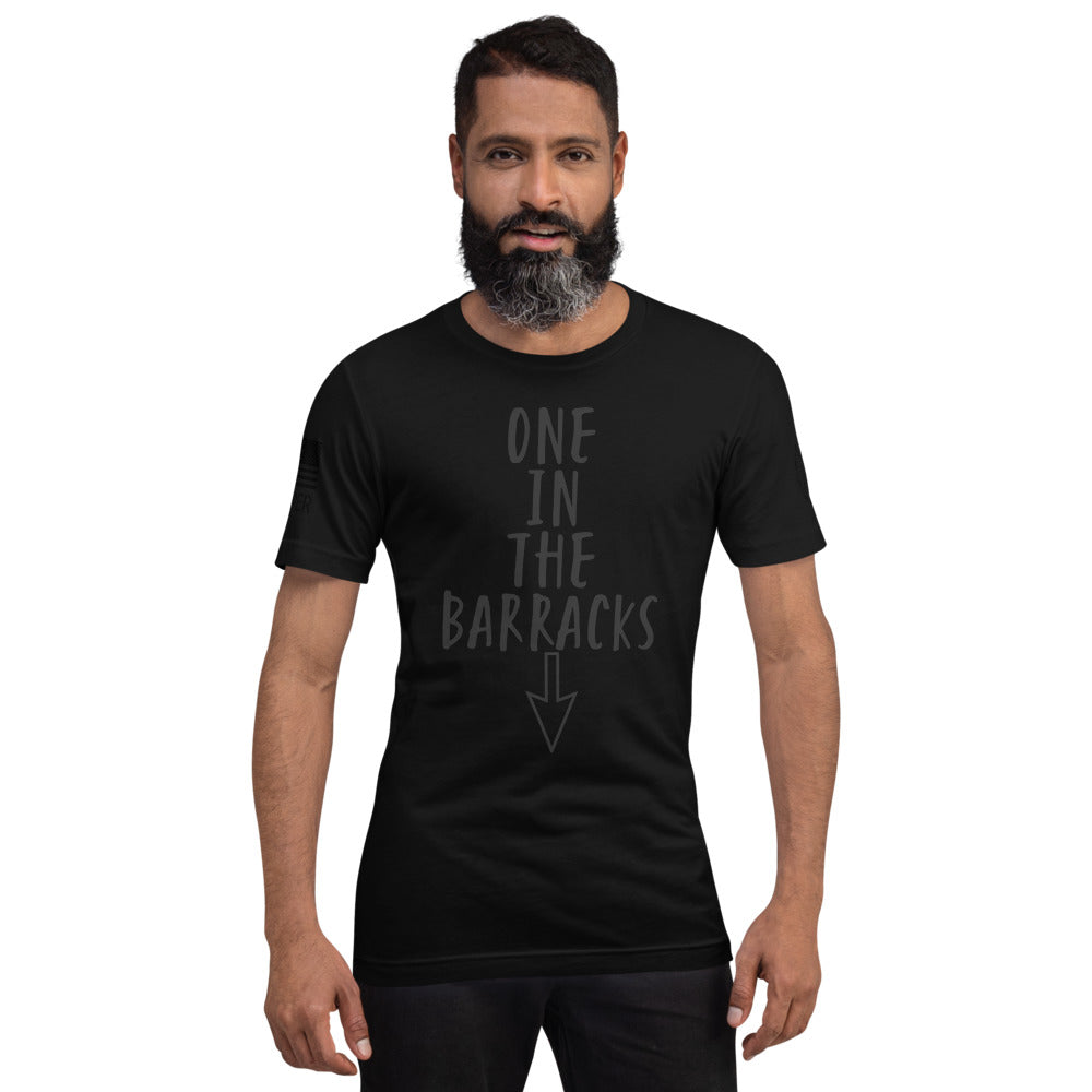 One in the Barracks Short-Sleeve Unisex T-Shirt military