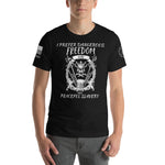 Dangerous Freedom Unisex t-shirt military